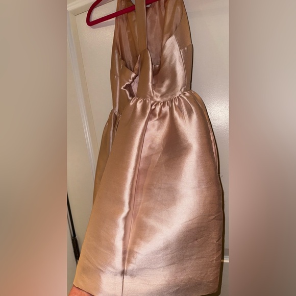 KATE SPADE Bow Back Fit and Flare Dress in Blush Pink - Picture 9 of 10